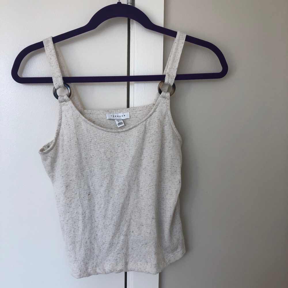 Cream Topshop Tank Size S